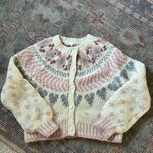 Love Shack Fancy Fair Aisle sweater